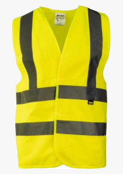 Жилет сигнальный Brodeks KM125, цвет жёлтый
