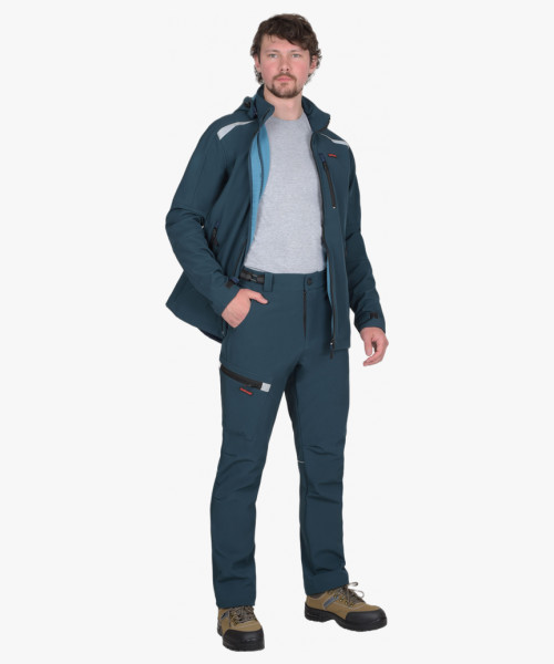 Костюм СИРИУС-СПЕЙС софтшелл морская волна