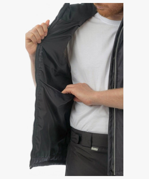 Жилет утеплённый Brodeks KW101, цвет серый, чёрный