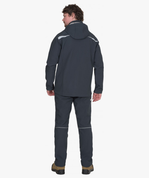 Куртка СИРИУС-СПЕЙС софтшелл сине-серая