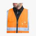 Жилет сигнальный ProfLineLeader СОП-4 (тк.Полиэфир,130), оранжевый