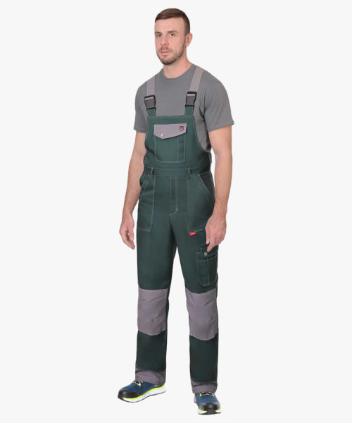 Костюм СИРИУС-ВЕСТ-ВОРК куртка, п/к зеленый со ср.серым