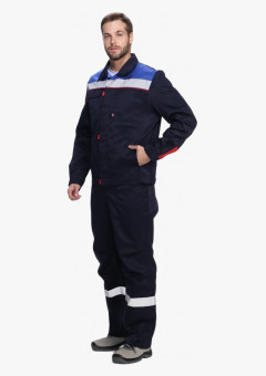 Костюм Флофт-2 СОП (тк.Смесовая,210) п/к, т.синий/васильковый/красный