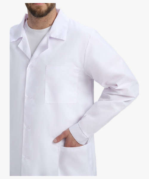 Халат мужской Классика (тк.ТиСи), белый