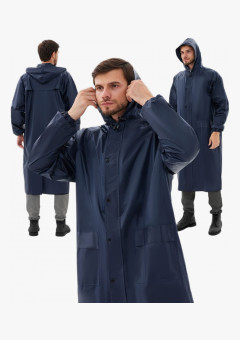 Плащ влагозащитный ProfLineSpecialist (ПВХ,210), т.синий