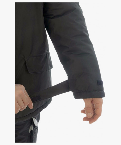 Куртка-парка зимняя мужская Brodeks KW204, цвет чёрный