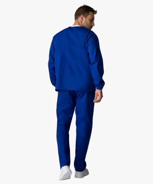 Мужской костюм ХАССП-Стандарт (ткань Оптима, 160), васильковый