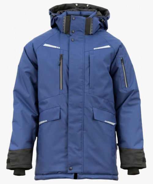 Куртка-парка зимняя мужская Brodeks KW215, цвет синий