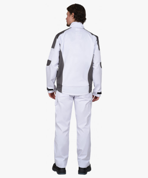 Куртка СИРИУС-ЦИТРИН белый со средне-серым