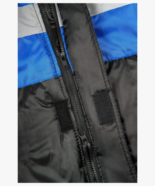 Костюм зимний Мегрес-2 СОП (тк.OxLine,90) п/к, васильковый/черный