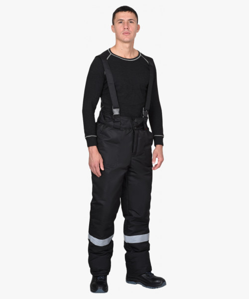 Костюм СИРИУС-КОМФОРТ куртка, брюки, темно-серый с черным