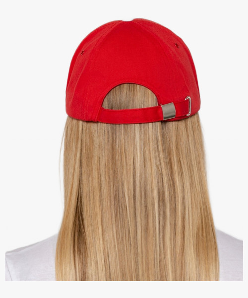 Бейсболка Honor, красная с белым кантом