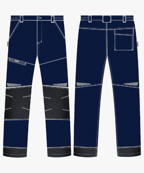 Брюки ProfLineSpecialist (тк.Смесовая,240), т.синий