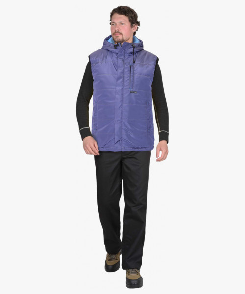 Жилет СИРИУС-ЗОДИАК индиго (на подкладке флис)