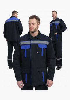 Костюм Итрорис-2 СОП (тк.Саржа,250) п/к, т.синий/васильковый