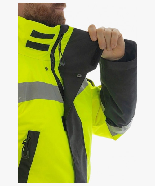 Комбинезон зимний мужской Brodeks KW505, цвет жёлтый, чёрный