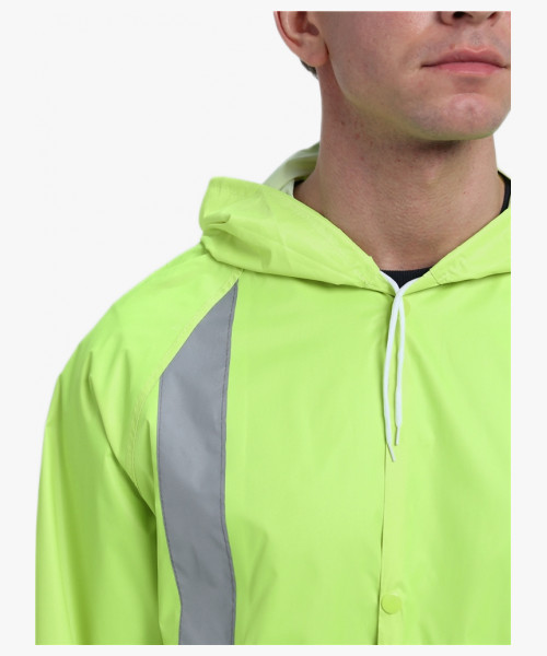 Плащ влагозащитный сигнальный ProfLineBase СОП (ПВХ,180), желтый