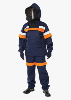 Костюм противоэнцефалитный Энергия-Антигнус-Б (38,2 кал.), т.синий/оранжевый