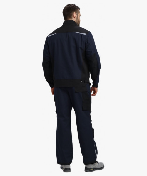 Куртка Милан NEW CH МВО (тк.Смесовая,270), т.синий/черный