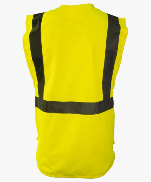 Жилет сигнальный Brodeks KM122, цвет жёлтый