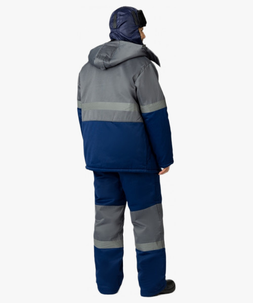 Костюм зимний Нордхард-2 СОП (тк.Смесовая,250) п/к, т.синий/серый