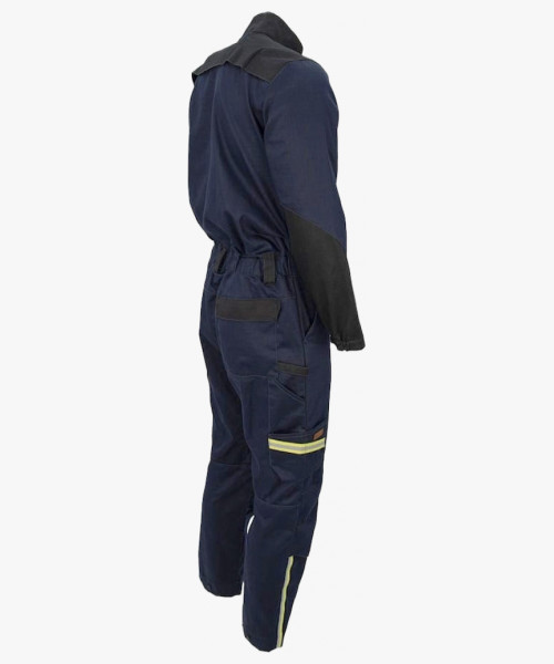 Комбинезон сварщика 1 класса Brodeks FS58-01, цвет тёмно-синий, чёрный