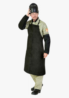 Нарукавники спилковые черные