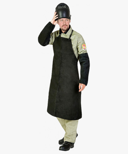 Нарукавники спилковые черные