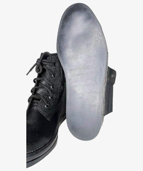 Ботинки мужские «ПИЛОТ-дорожник», юфть-кирза, мягкий кант, высота 18 см