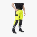 Брюки сигнальные Brodeks KS313, цвет жёлтый, чёрный