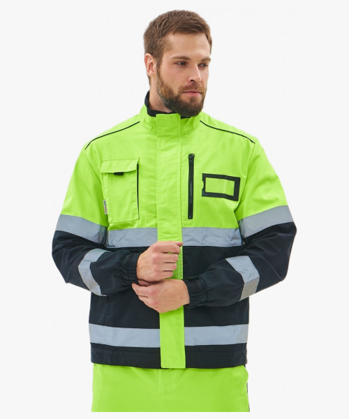 Костюм сигнальный PROFLINE ProfLineSpecialist-1 (тк.Смесовая МВО,240) брюки, желтый/черный