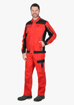 Куртка СИРИУС-ПРЕСТИЖ кор., красная с черным