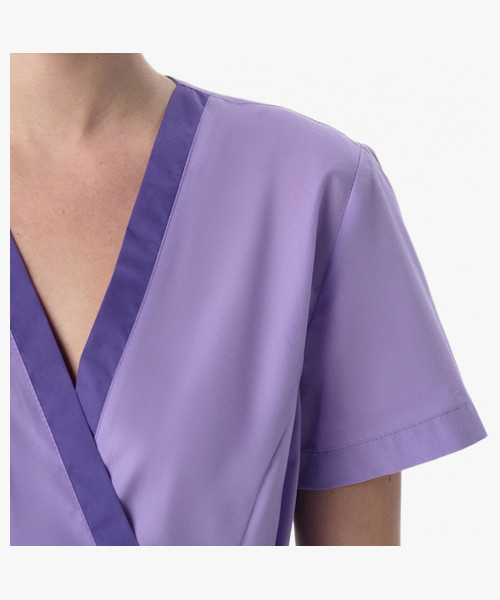 Костюм женский Симпл-001 (тк.Смесовая,120) MedLine, фиолетовый/сирень