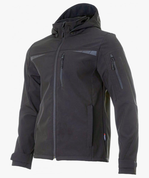 Куртка софтшелл летняя мужская Brodeks KS207, цвет чёрный