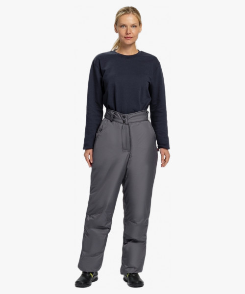 Брюки зимние женские Сакрин (тк.Дюспо), т.серый