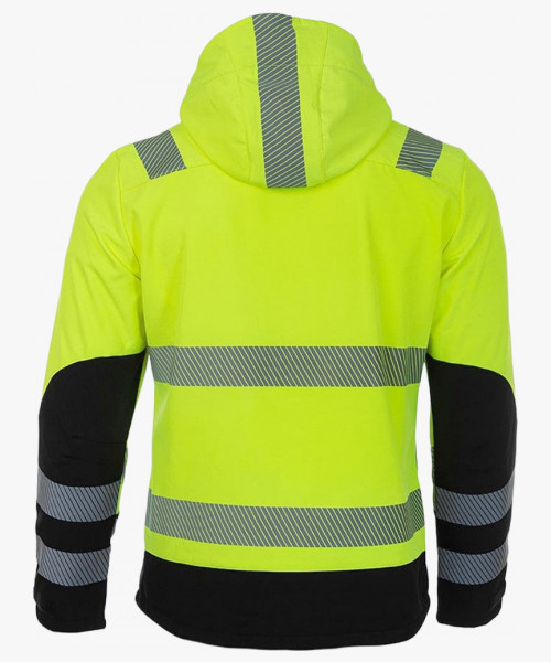 Куртка сигнальная софтшелл Brodeks KS227, цвет жёлтый, чёрный