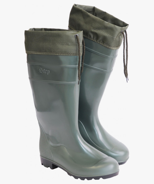 Сапоги ПВХ с манжетой мужские, высота 38см