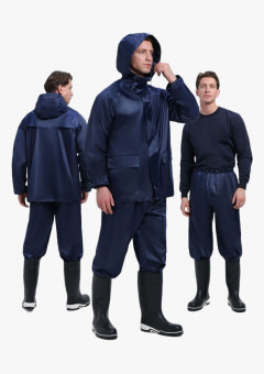 Костюм влагозащитный ProfLineLeader (ПВХ,240), т.синий