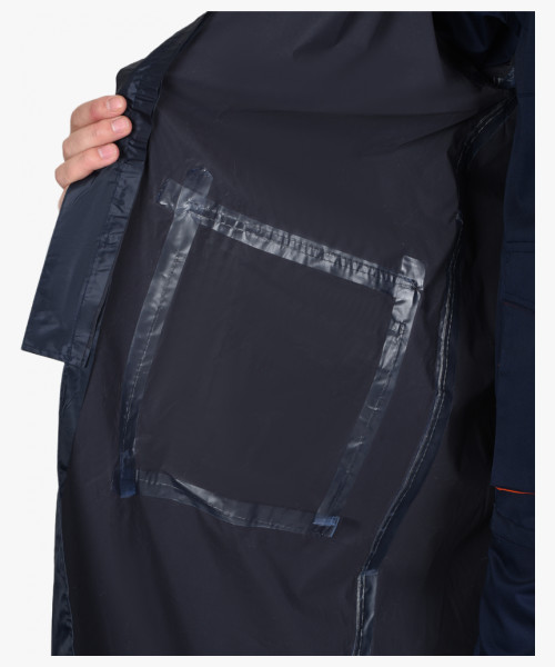 Плащ влагозащитный SIRIUS Профи (225 гр/м2) синий