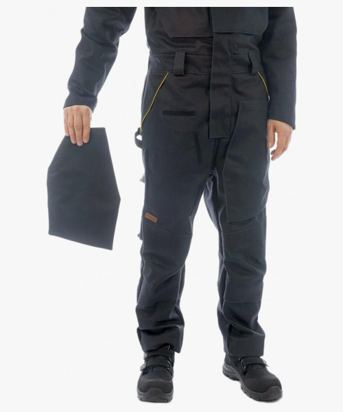 Комбинезон сварщика 2 класса Brodeks FS58-02, цвет чёрный