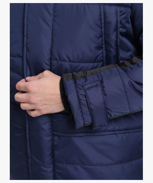 Куртка зимняя Европа (Дюспо), темно-синий/черный