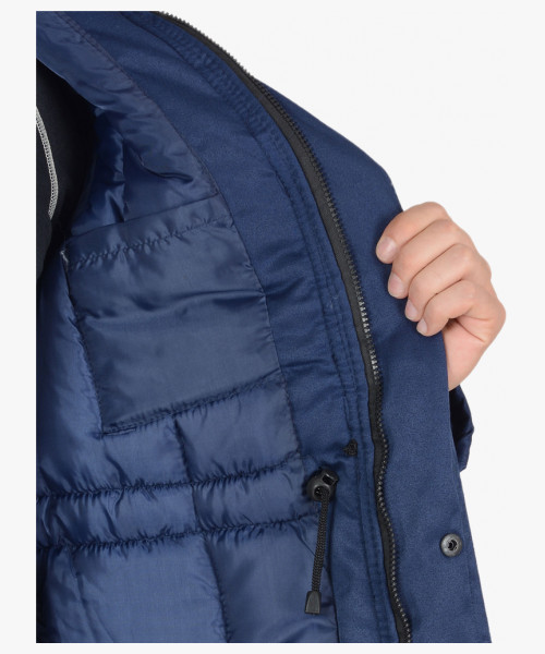 Костюм СИРИУС-ПРОФЕССИОНАЛ куртка, п/к, синий с серым