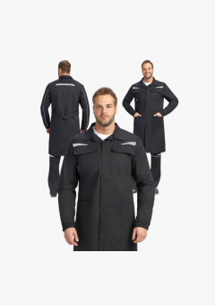 Халат ProfLineSpecialist (тк.Смесовая,240), черный