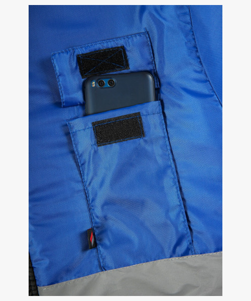 Костюм зимний Мегрес-2 СОП (тк.OxLine,90) п/к, васильковый/черный