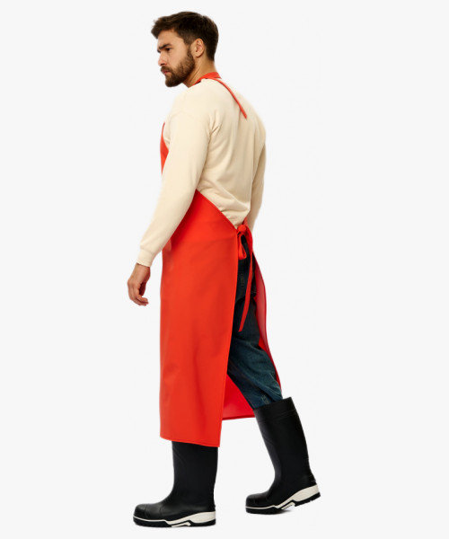 Фартук влагозащитный для рыбаков ProfLineSpecialist (ПВХ,550), оранжевый