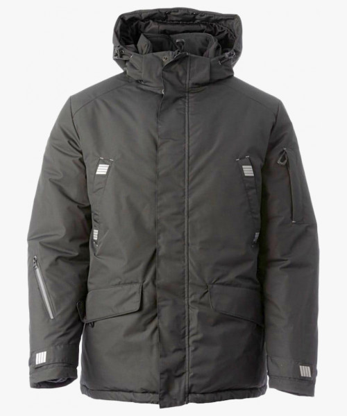 Куртка-парка зимняя мужская Brodeks KW204, цвет чёрный