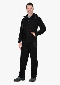 Куртка флисовая СИРИУС-МЕРКУРИЙ черная