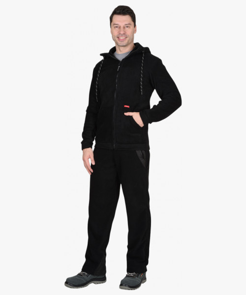 Куртка флисовая СИРИУС-МЕРКУРИЙ черная