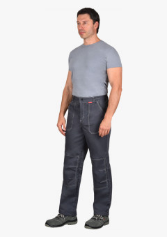 Брюки СИРИУС-ФАВОРИТ-ЛЮКС т.серый с серым