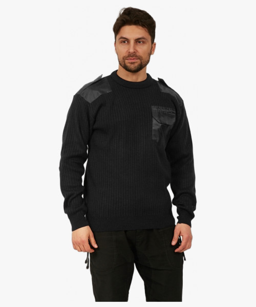 Свитер (джемпер) форменный усиленный, черный